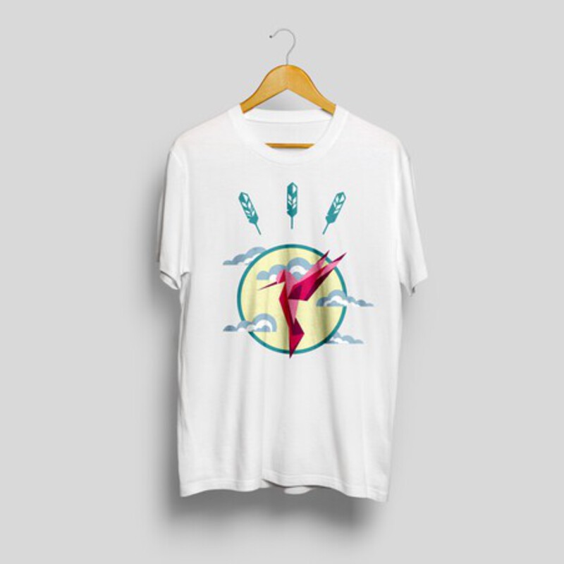 T-shirt imprimé colibri T-shirt imprimé colibri